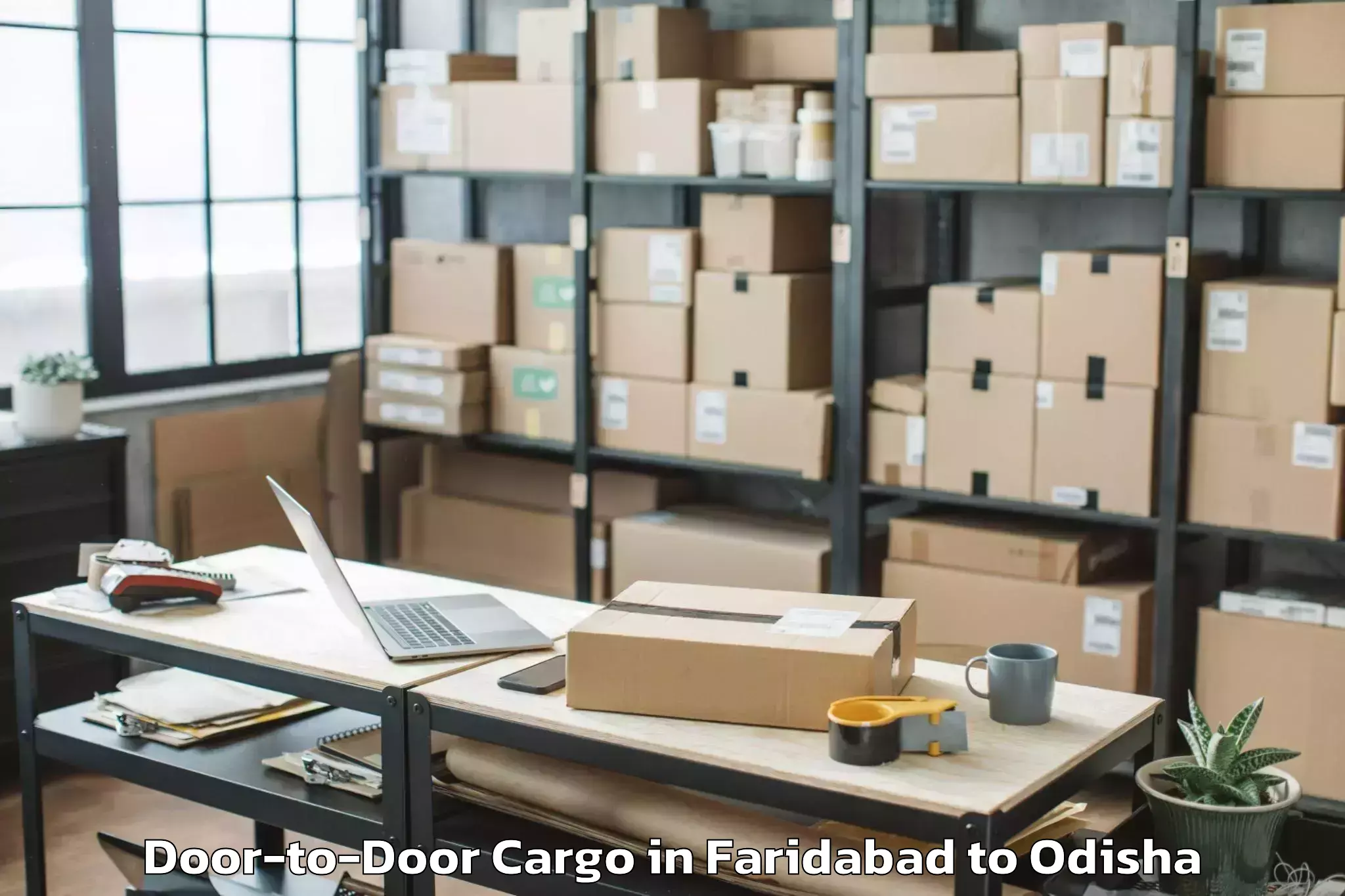 Leading Faridabad to Cuttack M Corp Door To Door Cargo Provider